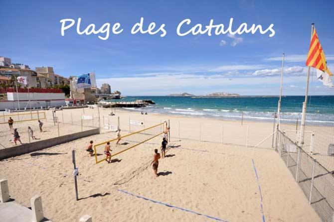 Suite Jacuzzi Privatif Plage Des Catalans Marseille Exterior photo